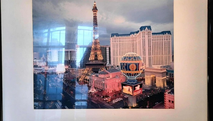 Lamina enmarcada de Las Vegas 70 x 60 cm