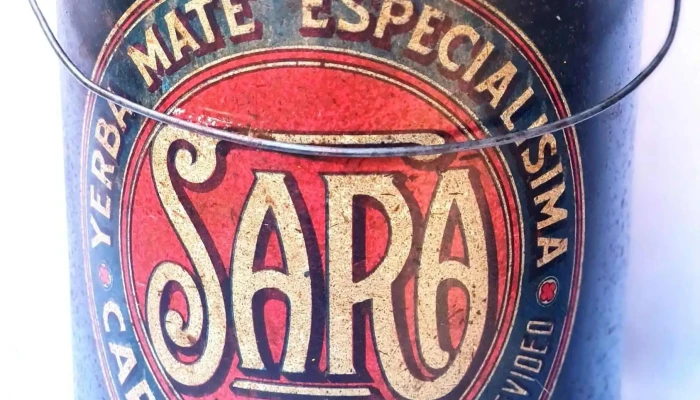Lata de yerba Sara 5 kg impecable estado