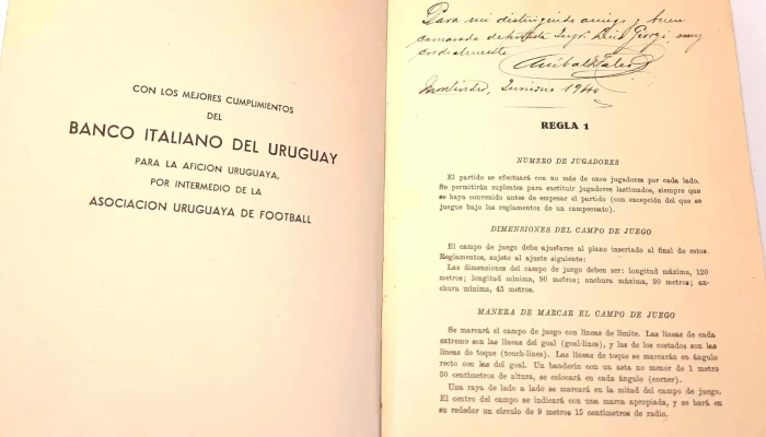 Libro Leyes De Juego Del Football 1936 F 3 - 05-06-2021