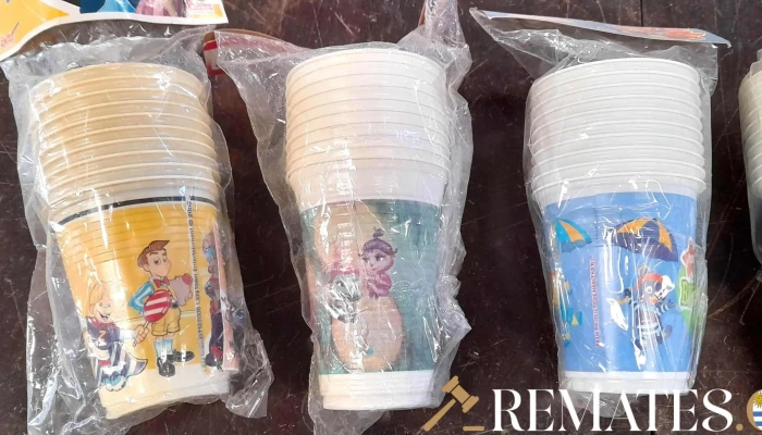 Lote De 60 Vasos Descartable Infantiles -  3 - 17-06-2021
