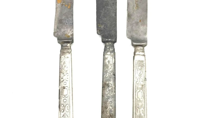 Lote X 3 Cuchillos Sello Elmo Antiguos -  1 - 22-08-2021