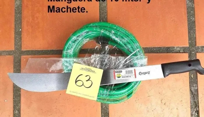 manguera 10 metros mas machete