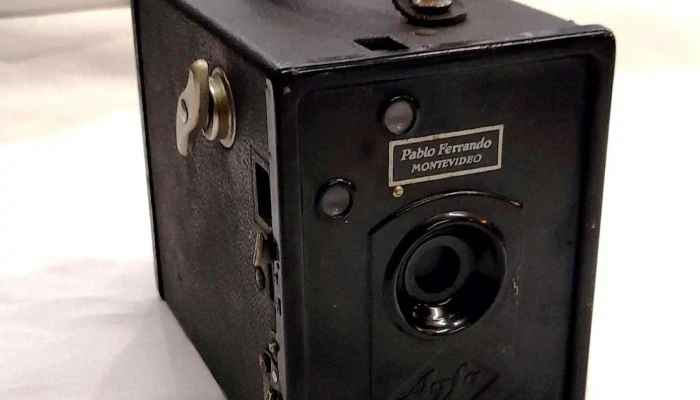 Maquina de fotos antigua marca Agfa impecable