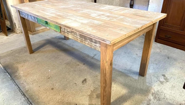 Mesa 1 Cajon Patas En Pinotea 180 X 08 3 - 06-12-2020