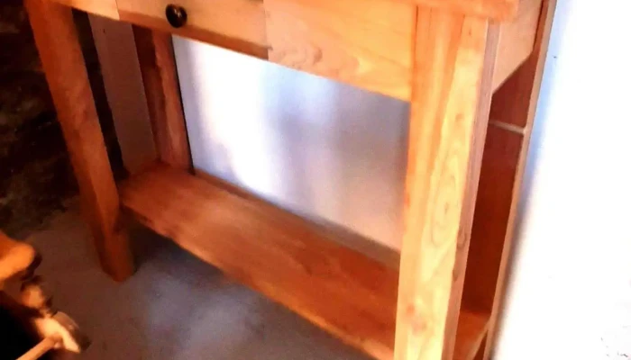Mesa De Arrime En Madera Maciza Con Cajo 2 - 17-06-2021