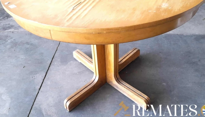 Mesa De Comedor En Madera Tapa Circular 2 - 17-06-2021