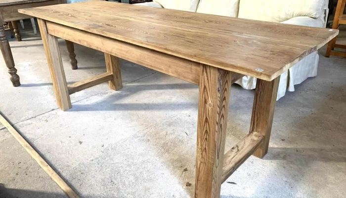 Mesa En Pinotea 2m X 0,68 X 0,79 Alto