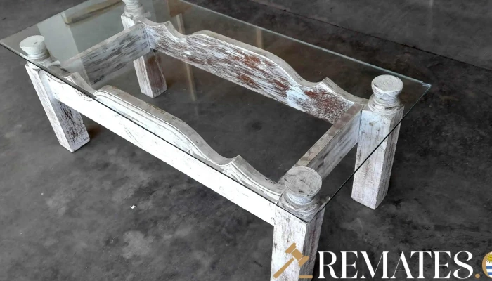 Mesa Ratona Base De Madera Y Tapa De Cri 2 - 17-06-2021
