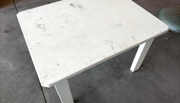 Mesa Ratona De Madera Pintada De Blanco -  2 - 17-06-2021