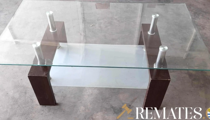 Mesa Ratona Moderna Tapa De Vidrio Base 2 - 17-06-2021