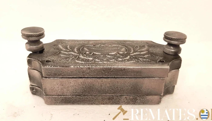 Molde antiguo aluminio francés hacer supositorios