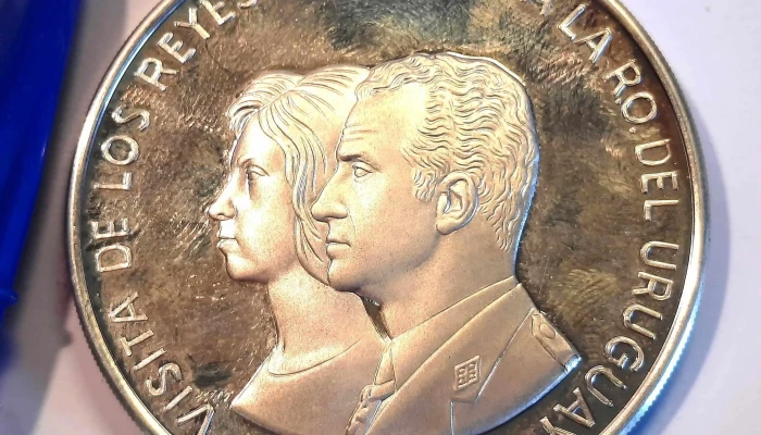 Moneda Visita Reyes De Espana 65 Gr 1986 2 - 05-06-2021