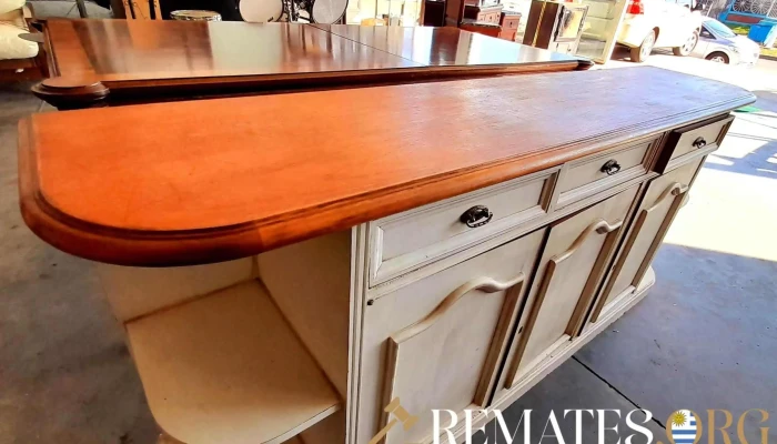 Mueble De Cedro De Cocina Patina Blanca -  3 - 17-06-2021