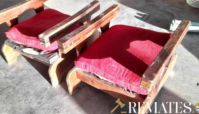 Par De Bases De Sillones De Madera -  2 - 17-06-2021