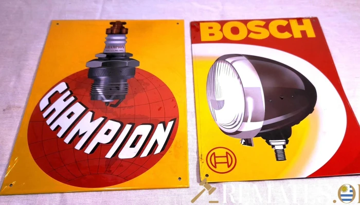 Par De Chapas Replicas Publicidad Antigu 2 - 17-06-2021