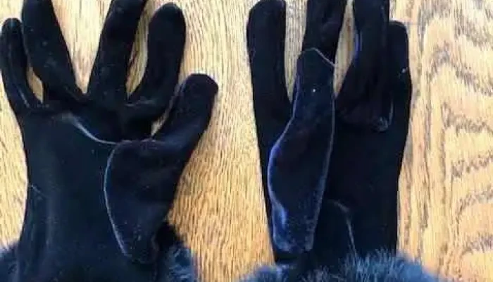 Par De Guantes Antiguos En Tela -  1 - 30-07-2021