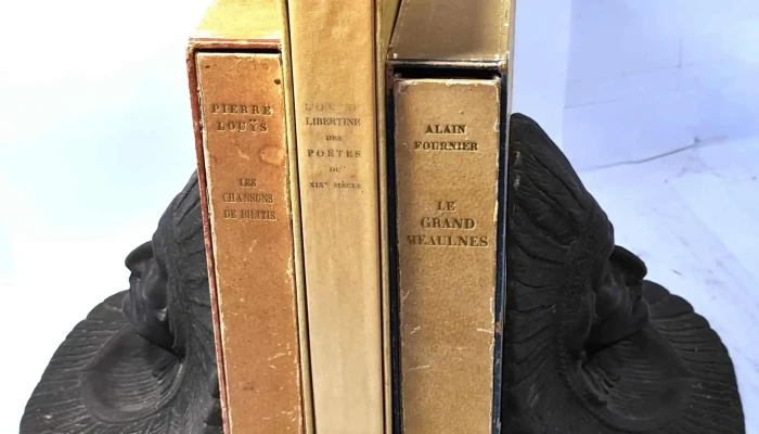 Pareja de aprieta libros bronce macizo ,muy pesados