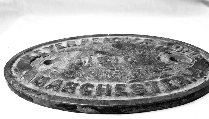 Placa Antigua Original De Vagon Ferrocar 3 - 17-06-2021