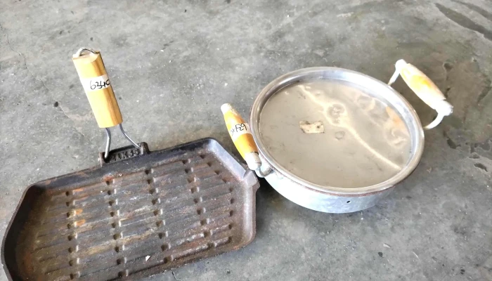 plancha y brasero