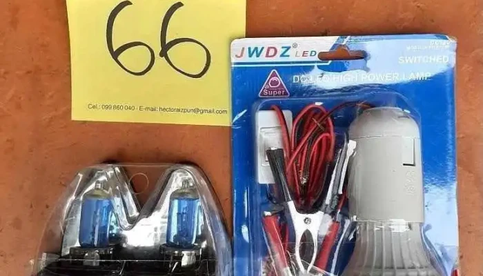 portatil 12 volt + kit de luces zenon