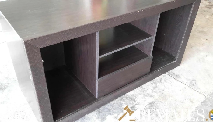 Rack De Tv En Mdf Con Ruedas Y Estante -  3 - 17-06-2021