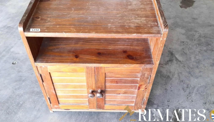 rack de Tv marron en madera