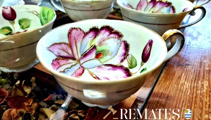 Seis Tazas De Te Porcelana Japonesa -  2 - 17-06-2021