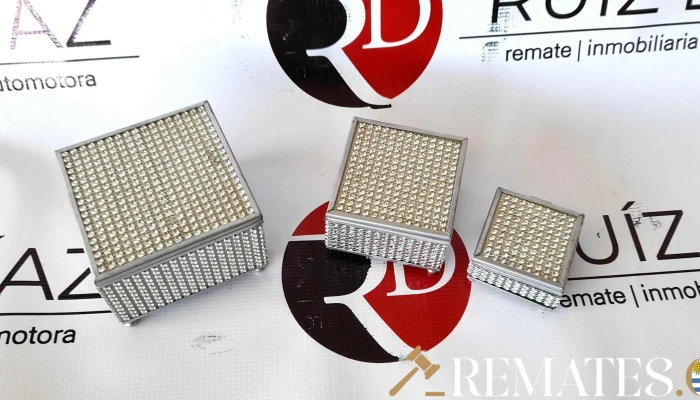 Set De 3 Alajeros De Metal Y Brillantes -  2 - 17-06-2021