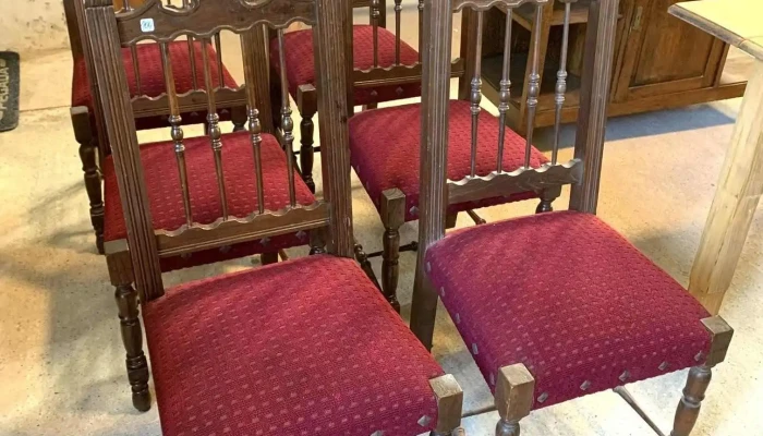Sillas De Madera Tapizadas