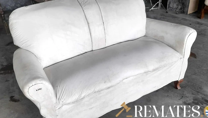 sillon de 2 cuerpos en cuerina francez