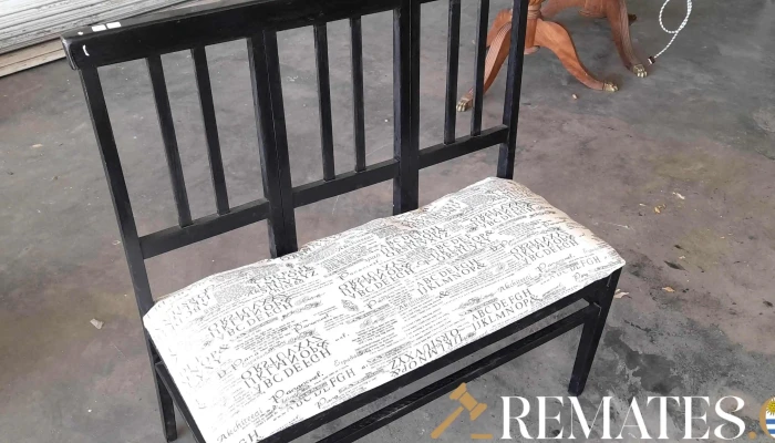 Sillon De 2 Cuerpos En Madera Negra Y Ta 1 - 17-06-2021