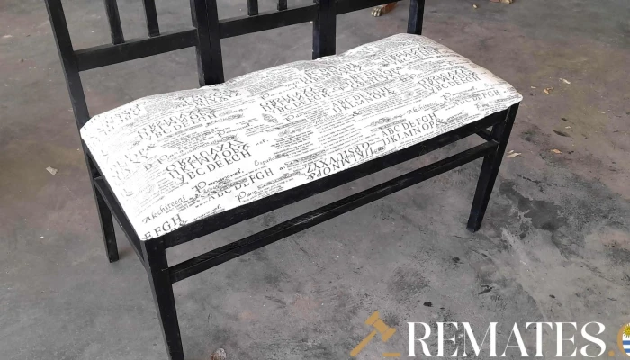 Sillon De 2 Cuerpos En Madera Negra Y Ta 2 - 17-06-2021