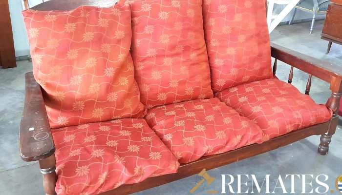 sillon de madera de 3 cuerpos