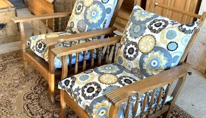 Sillones Morris En Roble Con Almohadones -  2 - 06-12-2020