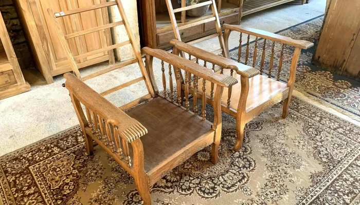 Sillones Morris En Roble Con Almohadones -  3 - 06-12-2020