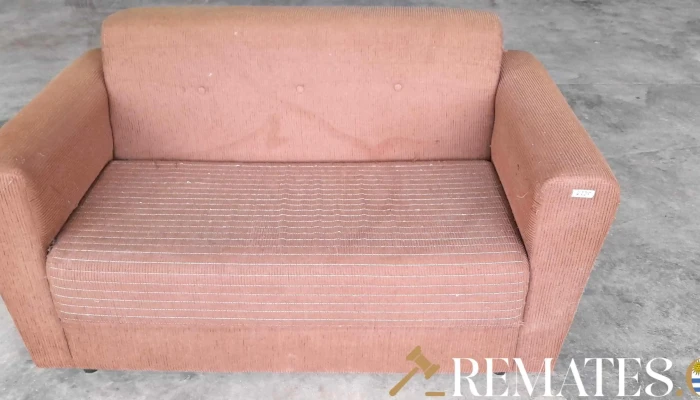 sofa cama de 3 cuerpos color ladrillo