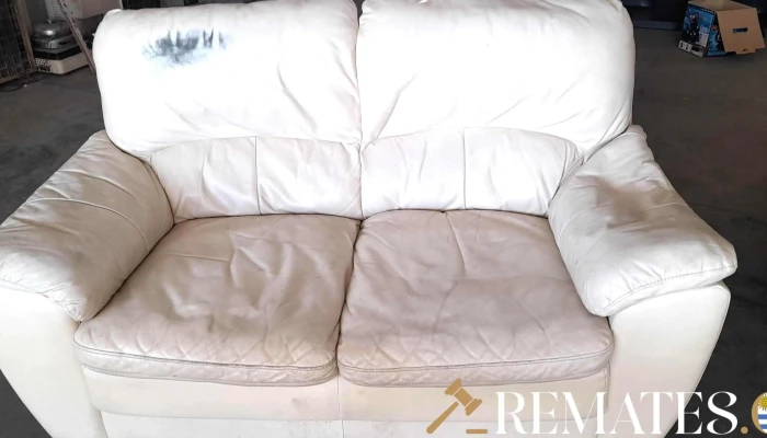 sofa en cuero 2 cuerpos