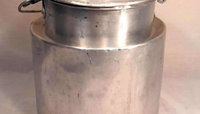 Tarro lechero 5 litros aluminio sano con tapa