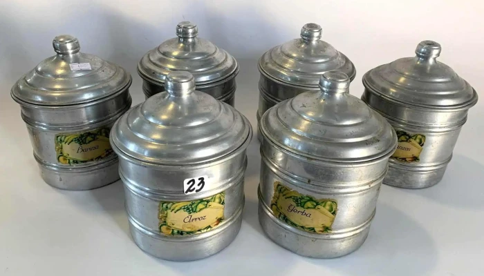 Tarros De Cocina Aluminio Mariposa 0,18 Alto