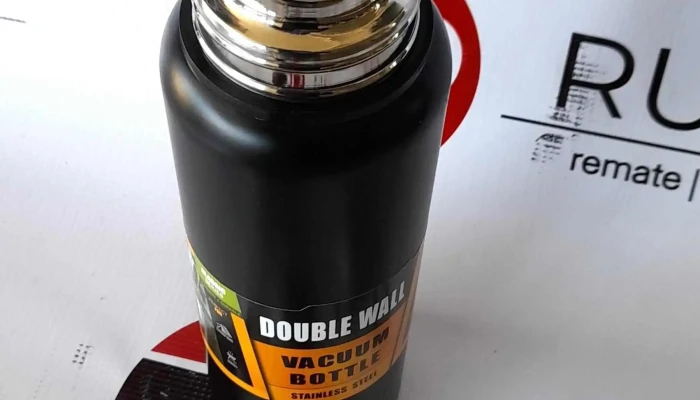 Termo De Acero Inox 1l Color Negro Con C 2 - 17-06-2021