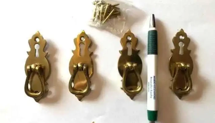 tiradores para puerta de estilo en bronce nuevos