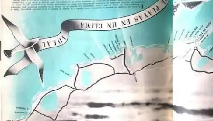 Turismo en el Uruguay Antigua revista promocionando el Turismo en Uruguay