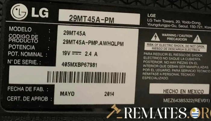 Tv Lg Led De 29 -  3 - 06-12-2020