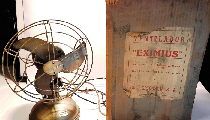 Ventilador Eximius funcionando en caja original