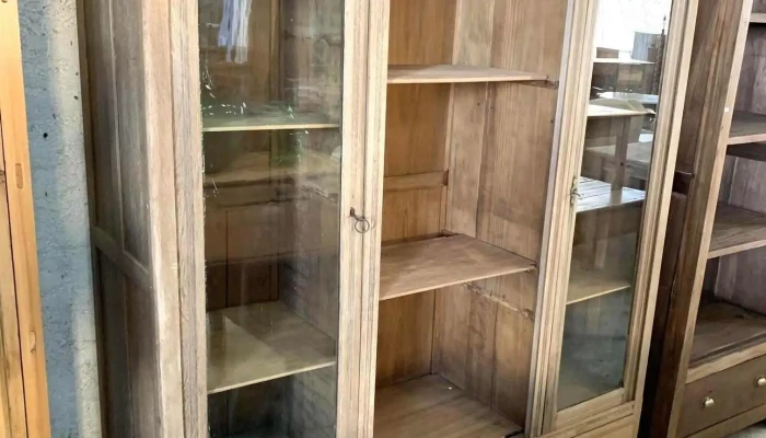 Vitrina Biblioteca En Roble 1,68 X 0,49 X 2,06 Alto